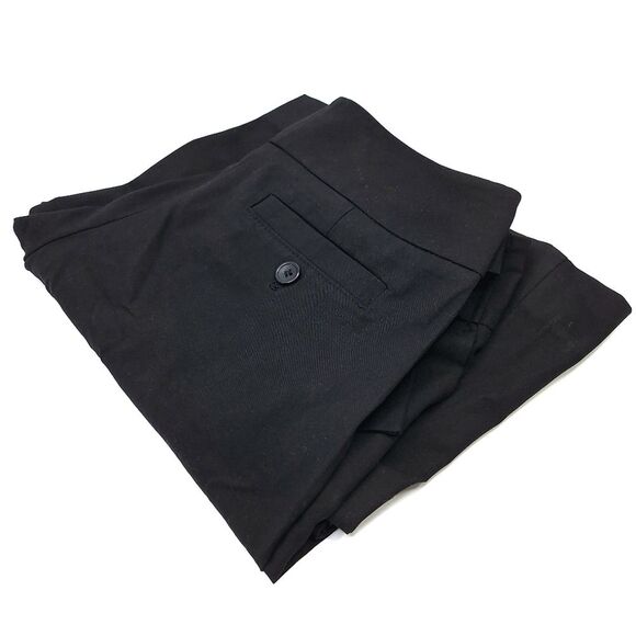 The Limited Black Bowtie Bow Sash Wide Leg Mid-Rise Classic Dress Pants Sz 8 - Picture 4 of 13